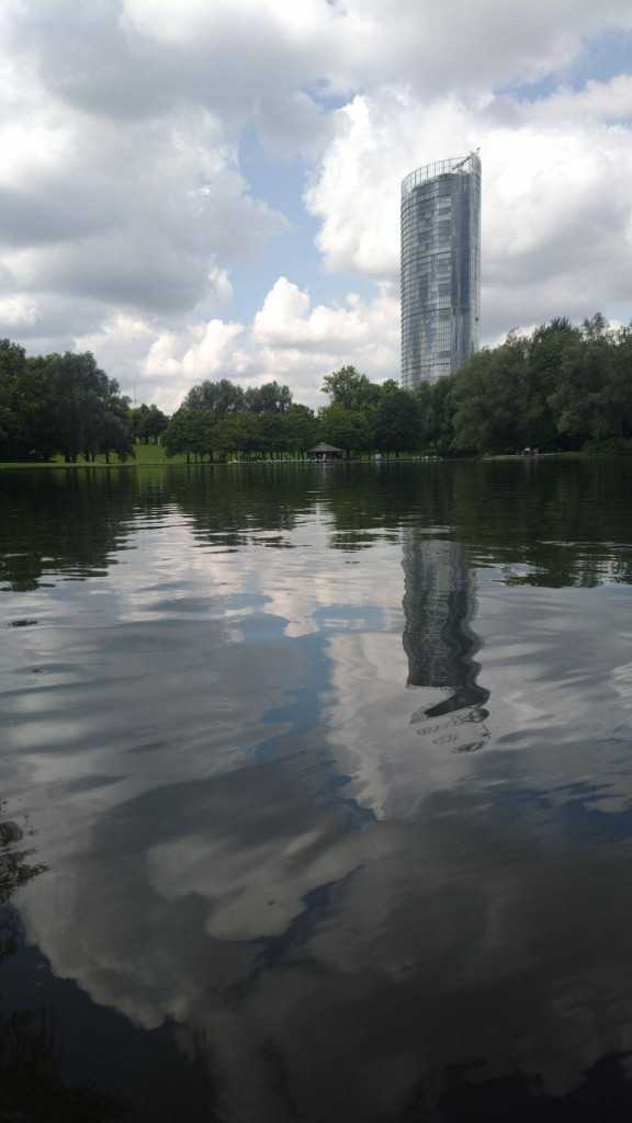 The Post Tower is the tallest building in Bonn and very impressive up close.